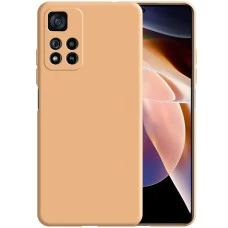Силикон Original 360 Case Xiaomi Redmi Note 11 Pro (ShutCam) (Персиковый)