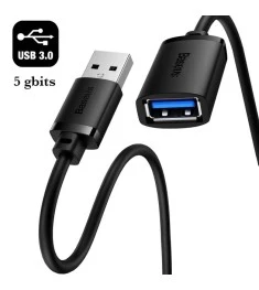 Кабель-удлинитель Baseus AirJoy (1.5m) (USB-USB) (Чёрный) B00631103111-00