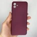 Силіконовий чохол Original Samsung Galaxy A04 (2022) (ShutCam) (Бордовий) Силіконовий чохол Original Samsung Galaxy A04 (2022) (ShutCam) (Бордовий)
