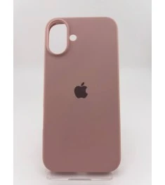 Силикон Original Round Case Apple iPhone 16 Plus (08) Pink Sand