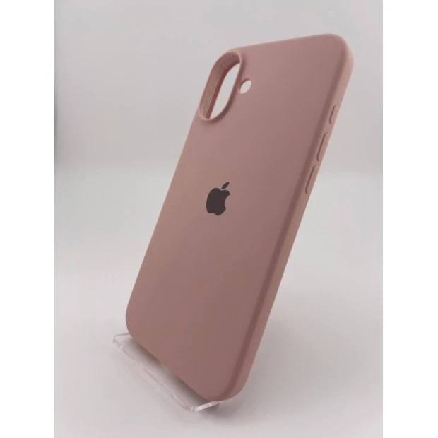 Силикон Original Round Case Apple iPhone 16 Plus (08) Pink Sand