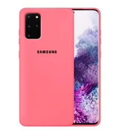 Силикон Original 360 Case Logo Samsung Galaxy S20 Plus (Клубничный)