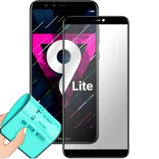 Стекло 5D Ceramic Huawei Honor 9 Lite Black