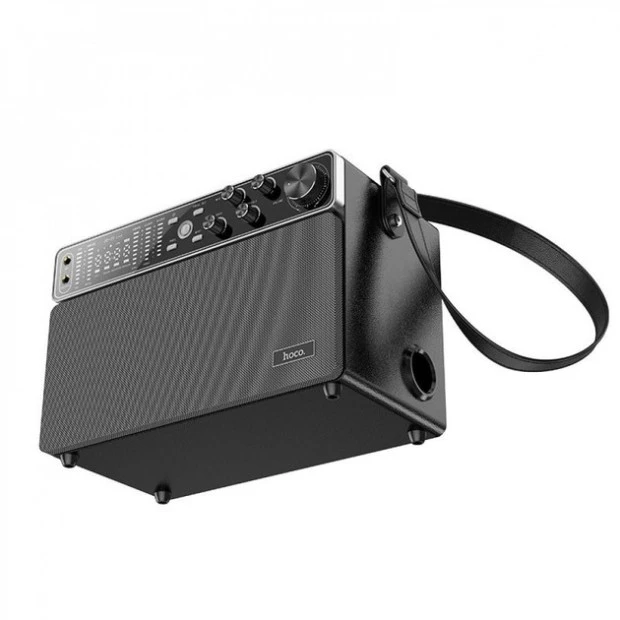 Портативная акустика Hoco BS50 Double Mic Karaoke (Black)