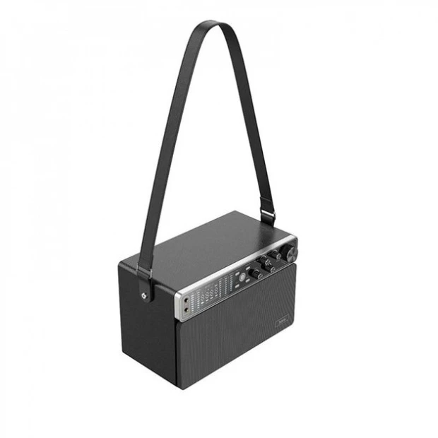 Портативная акустика Hoco BS50 Double Mic Karaoke (Black)