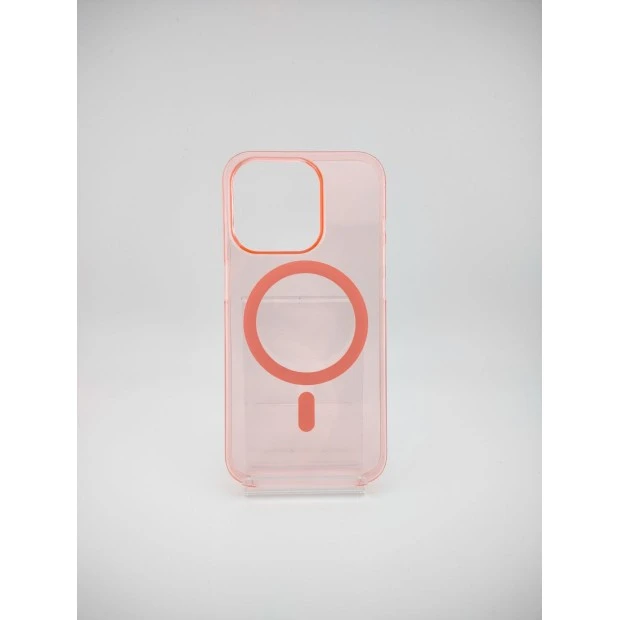Clear Case Premium з MagSafe для Apple iPhone 15 Pro (Рожевий пісок)