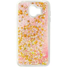 Силикон Liquid Fashion Samsung Galaxy J6 (2018) J600 (Pink Stars)