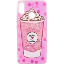 Силиконовый чехол Liquid Fashion Huawei P Smart Plus / Nova 3i (Coffee)