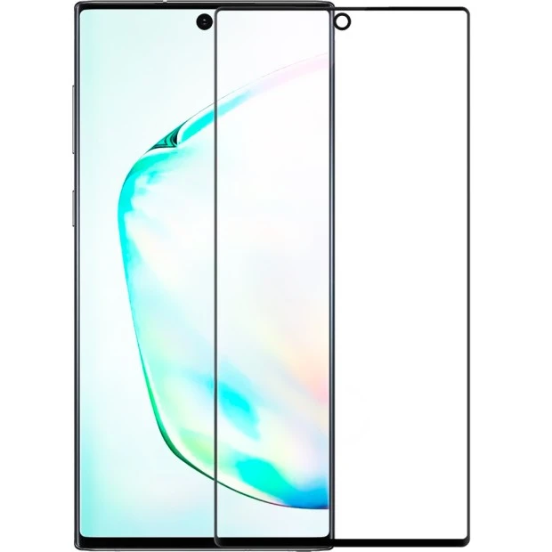 Защитное стекло 5D Curved Samsung Galaxy Note 10 Plus Black