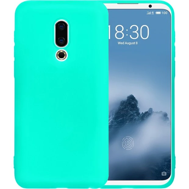 Силиконовый чехол iNavi Color Meizu M16th (Бирюзовый)