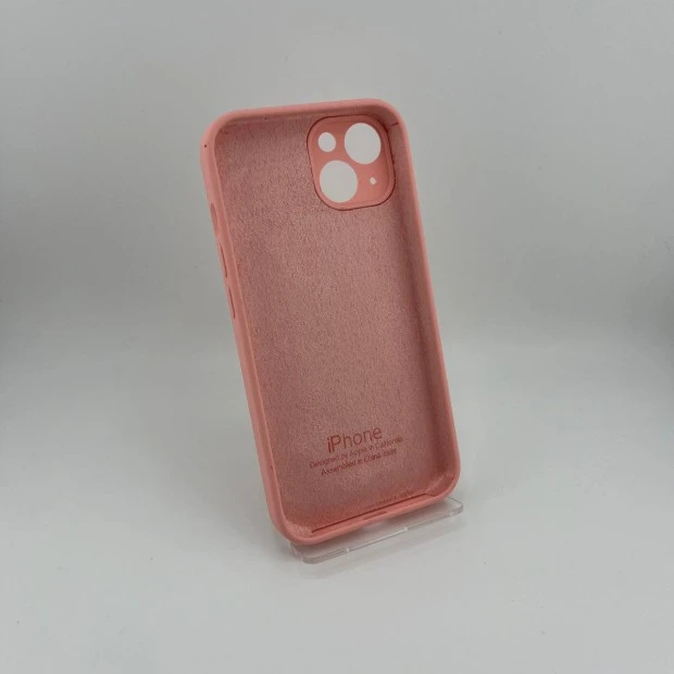 Силіконовий оригінальний чохол RoundCam для Apple iPhone 13 (36) Candy Pink