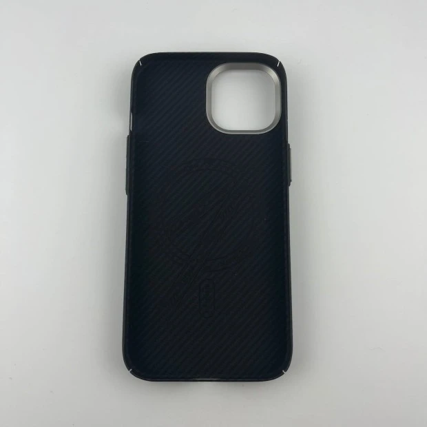 Case Blueo All-Inclusive Aramid Fiber MagSafe for Apple iPhone 15 (Black)