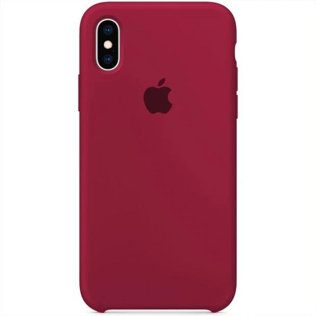 Чехол Силикон Original Case Apple iPhone X / XS (04) Rose Red