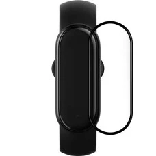 Захисне скло 5D для Xiaomi Mi Smart Band 5 Чорний