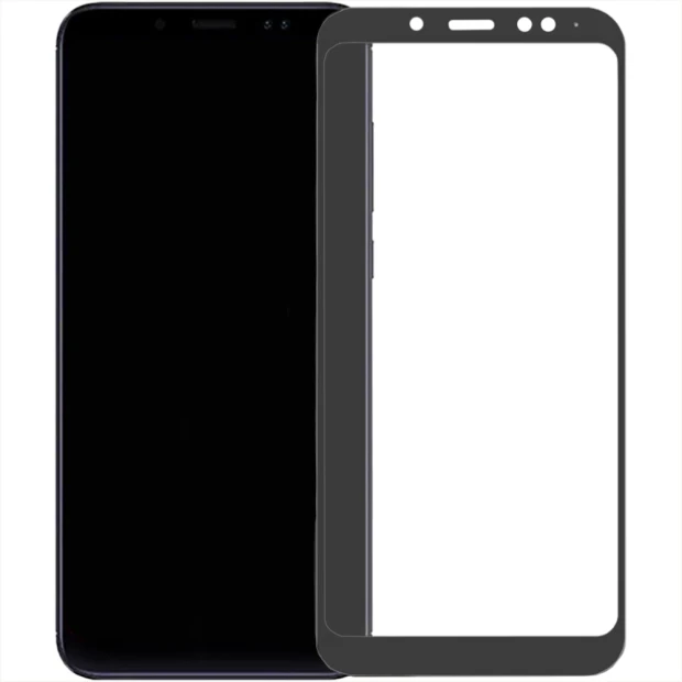 Стекло 5D Matte HD Xiaomi Redmi 5 Plus / Note 5 Pro Black