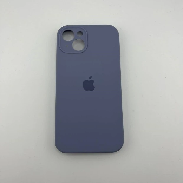 Силіконовий оригінальний чохол RoundCam для Apple iPhone 13 (42) Shadow Blue.