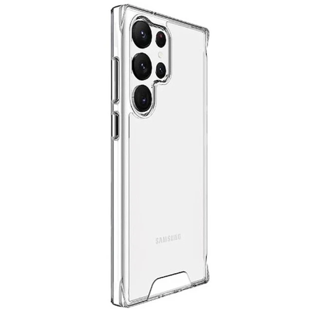 Силіконовий чохол Space Case 3D для Samsung Galaxy S24 Ultra (Прозорий)