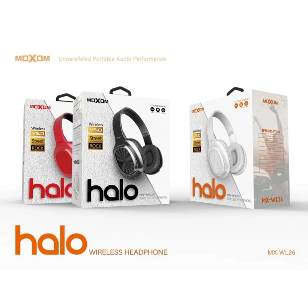 Наушники-гарнитура Moxom MX-WL26 Bluetooth (Накладные) (Чёрный)