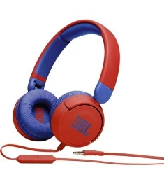 Проводные накладные наушники-гарнитура JBL JR310 (Red) JBLJR310RED