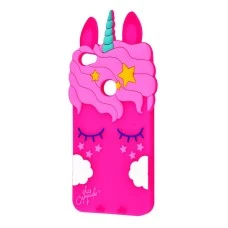 Силикон Little Pony Xiaomi Redmi 5 Plus (Малиновый)