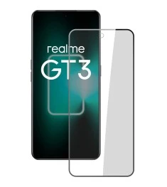 Захисне скло 5D Standard Realme GT3 Чорне