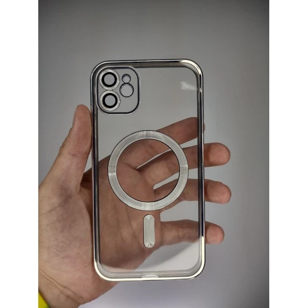 Чохол UMKU Shining з MagSafe для Apple iPhone 11 (Сріблястий)