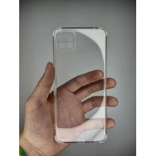 Силикон 6D Samsung Galaxy A22 5G (ShutCam) (Прозрачный)
