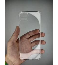 Силикон 6D Samsung Galaxy A22 5G (ShutCam) (Прозрачный)