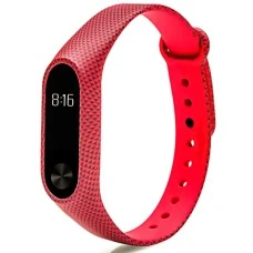 Ремешок Original Design Xiaomi Mi Band 2 Рисунок (Треугольник, Красный)