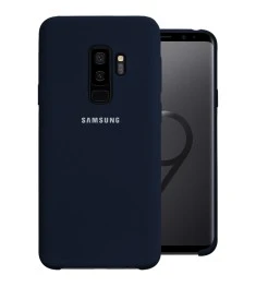 Силикон Original Case Samsung Galaxy S9 Plus (Тёмно-синий)