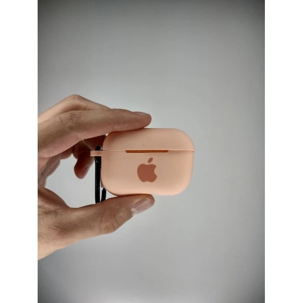 Футляр для наушников Slim Case Logo Apple AirPods Pro 2 (Grapefruit)