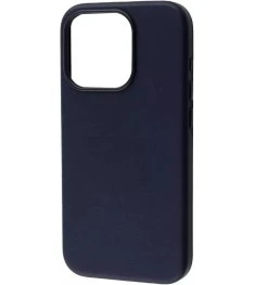 Чохол WAVE Premium Leather Edition з MagSafe для iPhone 15 (колір Чорнильний)