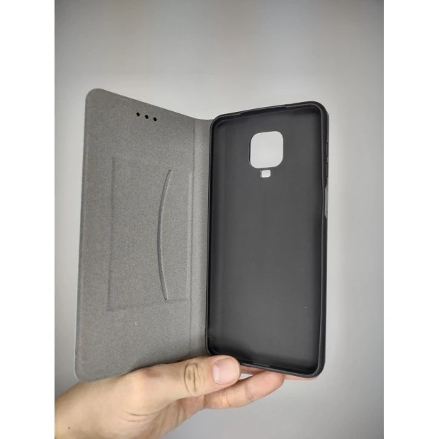 Чехол-книжка Leather Book Xiaomi Redmi Note 9 Pro / Note 9S (Бирюзовый)