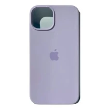 Силіконовий оригінальний круглий чохол для Apple iPhone 13 (71) Світлий Гліцин.