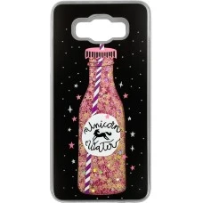 Накладка Bootle Samsung Galaxy J7 (2015) J700 (Чёрно-розовый)