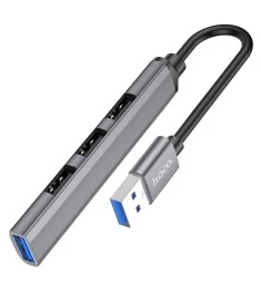 Адаптер USB HUB Hoco HB26 (Type-C - 1USB 3.0  /  3USB 2.0)