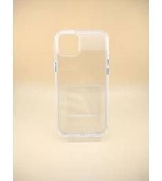 Силіконовий чохол Space Case для Apple iPhone 15 Plus (Прозорий)