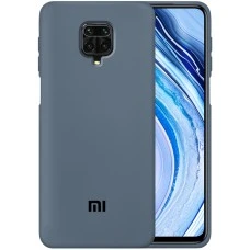 Силикон Original Case Xiaomi Redmi Note 9S / Note 9 Pro (Серый)