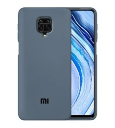 Силикон Original 360 Case Logo Xiaomi Redmi Note 9S / Note 9 Pro (Серый)