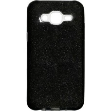 Силиконовый чехол Glitter Samsung Galaxy J2 (2016) J200 (Чёрный)