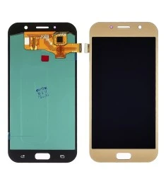 Дисплей для Samsung A720 Galaxy A7 (2017) с золотистым тачскрином OLED