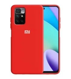 Силикон Original 360 Case Logo Xiaomi Redmi 10 (Красный)