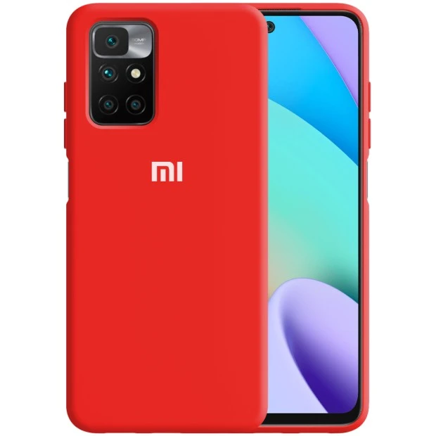 Силикон Original 360 Case Logo Xiaomi Redmi 10 (Красный)