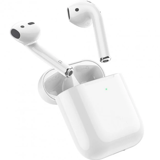 Бездротові навушники-гарнітура Hoco Airpods 2 (EW02) (Білий) (Знижка) (2 Категорія)