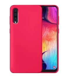 Силикон Original 360 Case Samsung Galaxy A30s / A50 / A50s (Малиновый)