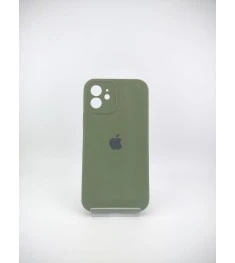 Силіконовий чохол Original RoundCam для Apple iPhone 12 (46) Глибокий Зелений