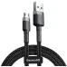 USB-кабель Baseus Cafule Edition 2.4A (2м) (MicroUSB) (Чорний) CAMKLF-CG1