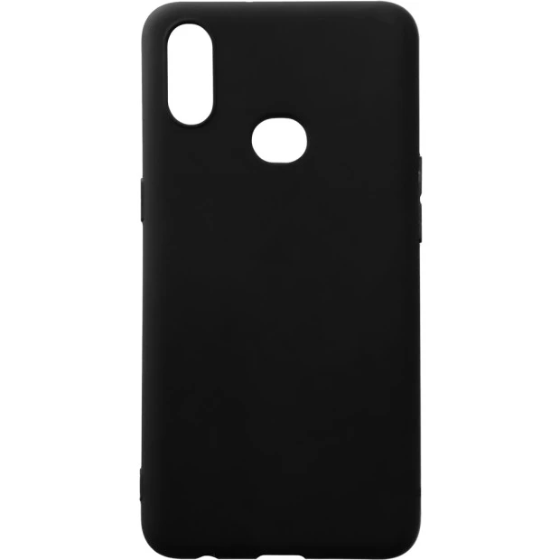 Силиконовый чехол iNavi Color Samsung Galaxy A10s (2019) (Чёрный)