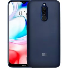 Силикон Original 360 Case Xiaomi Redmi 8 (Тёмно-синий)