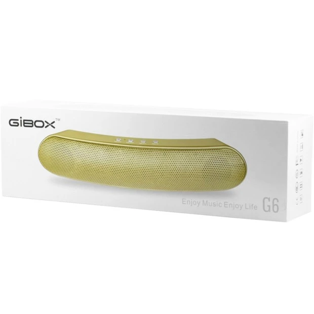 Колонка Gibox Enjoy Music G6 (Серебряный)
